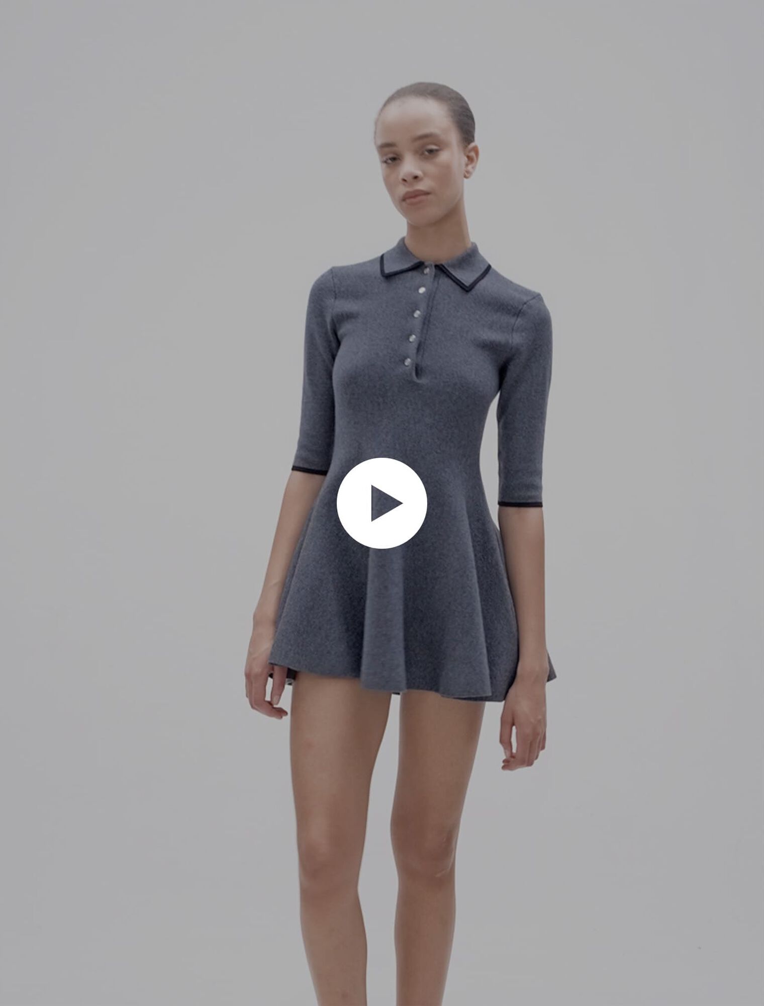 Short knit dress