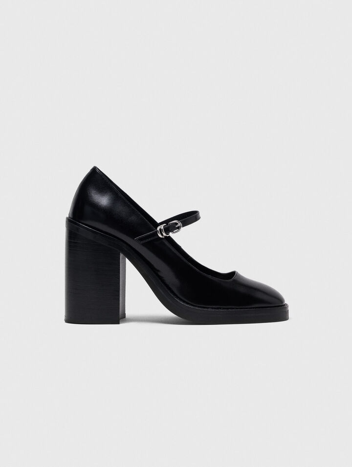 Leather Mary Janes