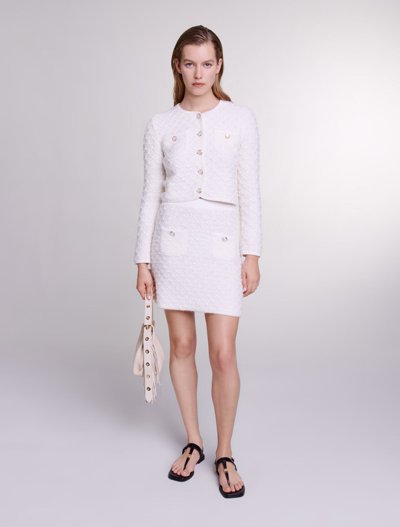 Knit cardigan