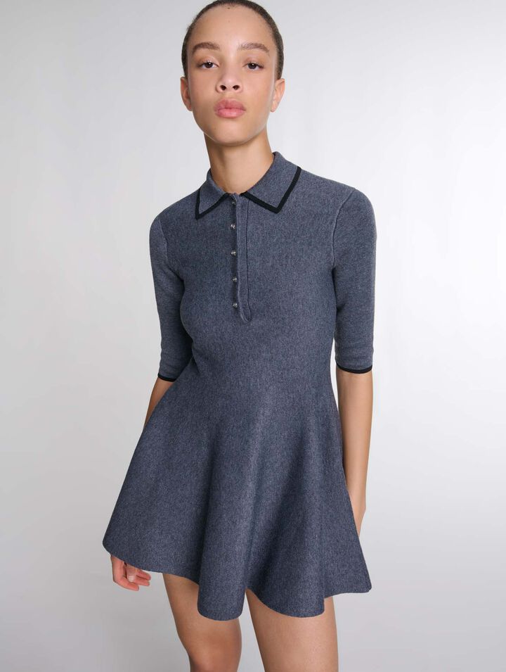 Short knit dress
