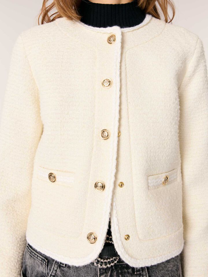 Short tweed jacket