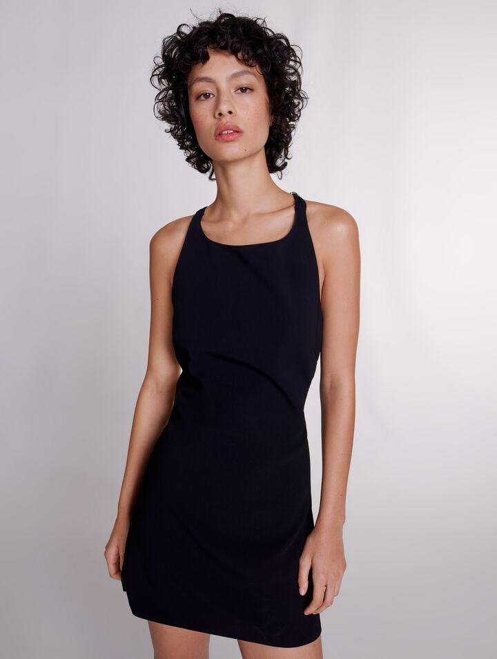 Short lace-up dress