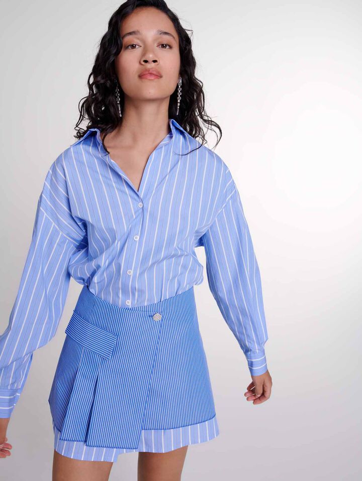 2-in-1 striped dress