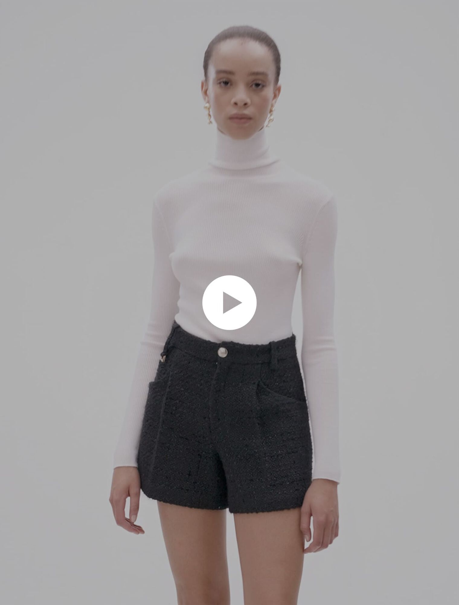 Tweed shorts