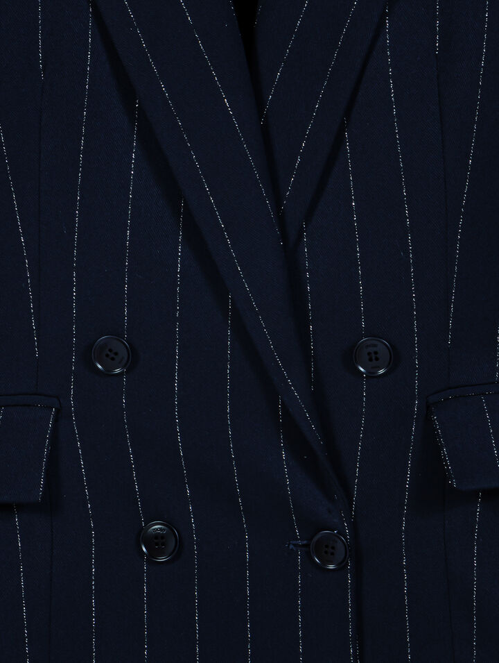 Double-breasted suit jacket