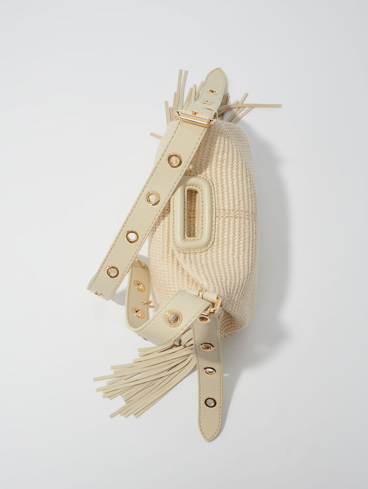 Raffia effect Miss M Mini bag