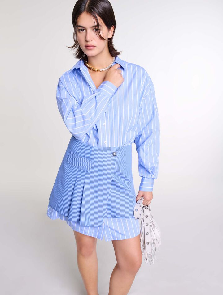 2-in-1 striped dress