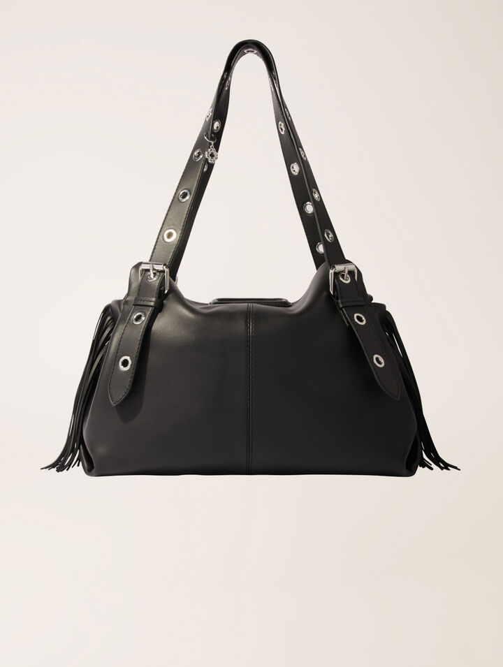 Plain leather Miss M XL bag