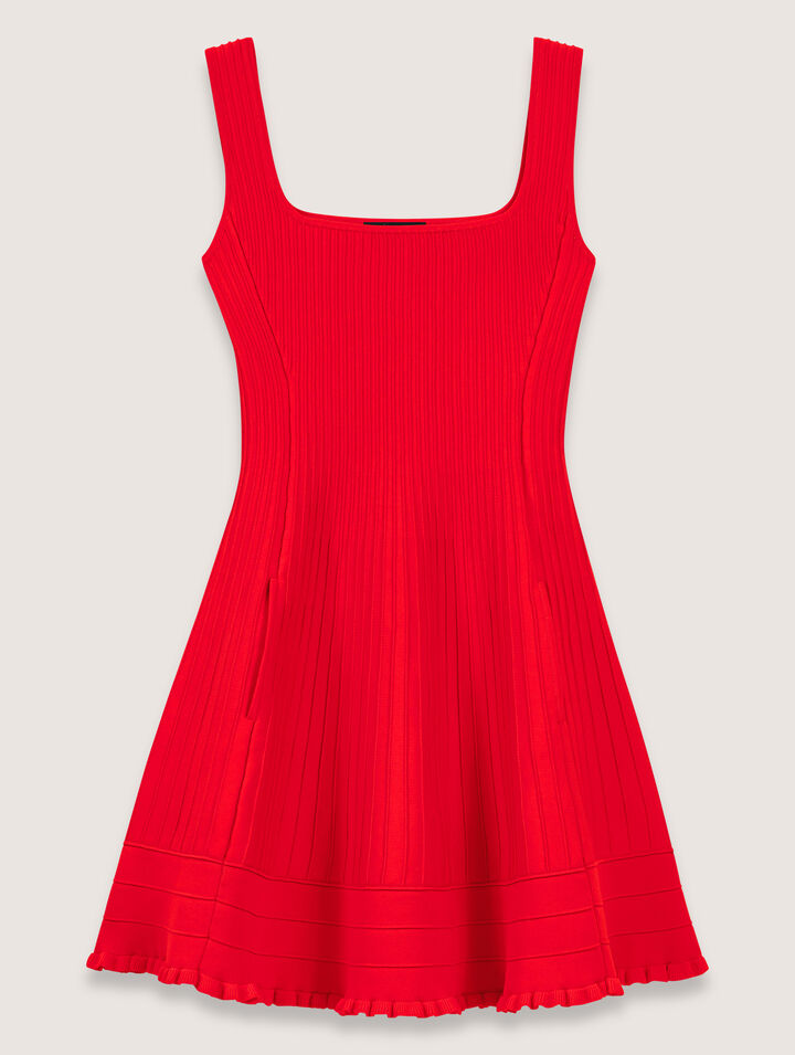 Short knit dress