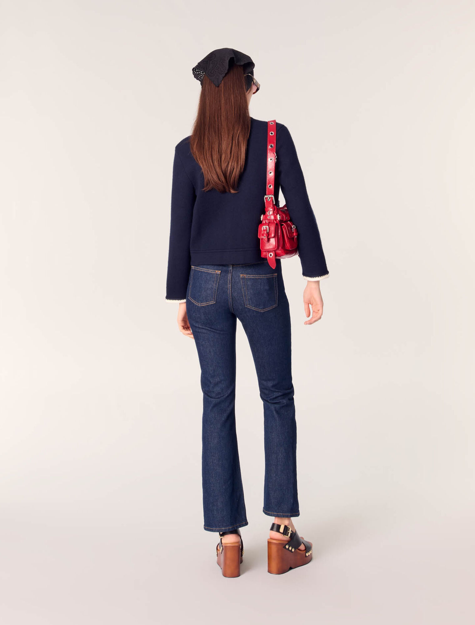 Wool-blend cardigan