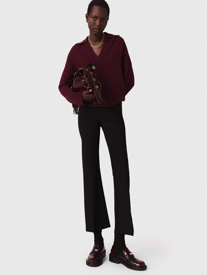 Slit trousers