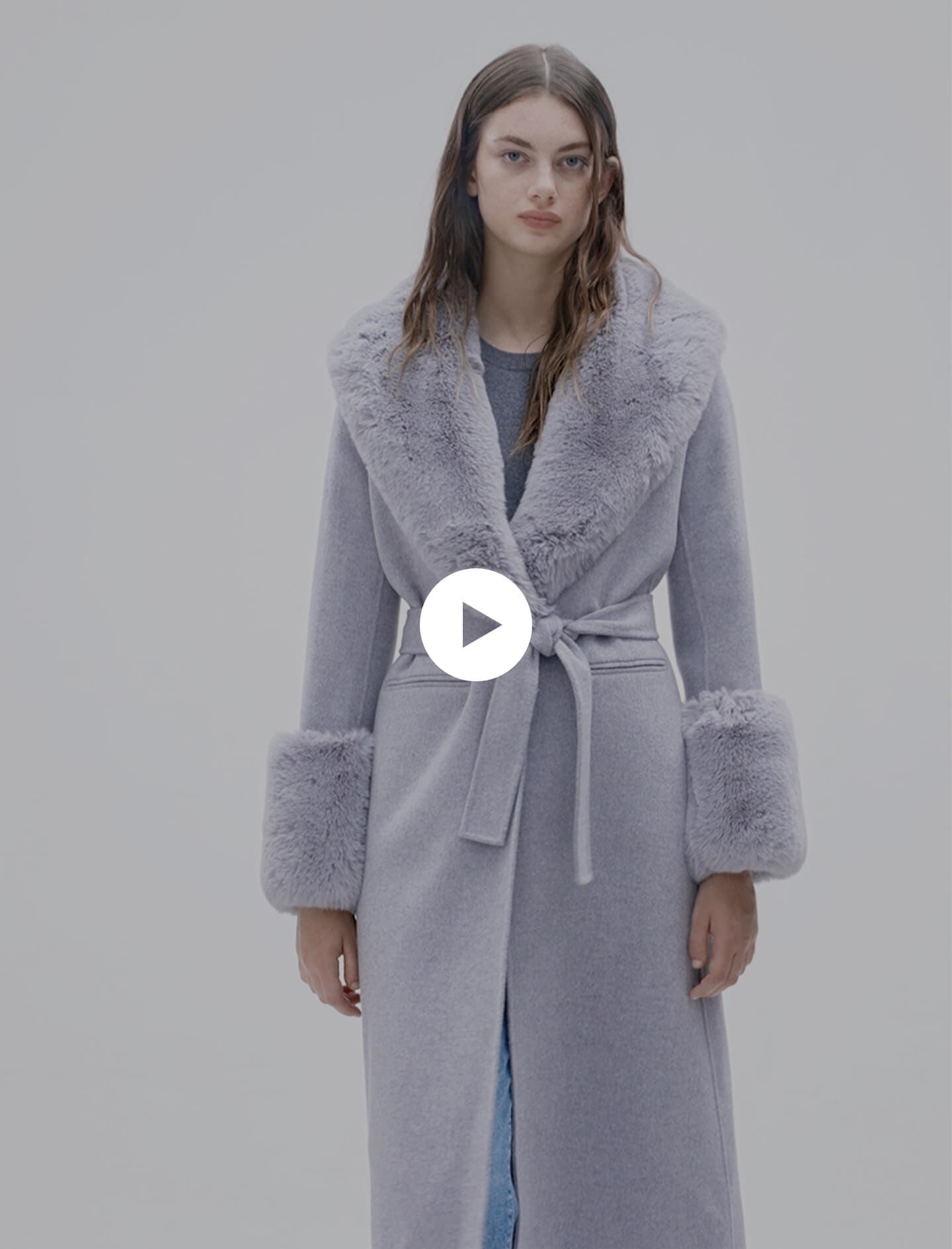 Fur collar coat womens uk shop