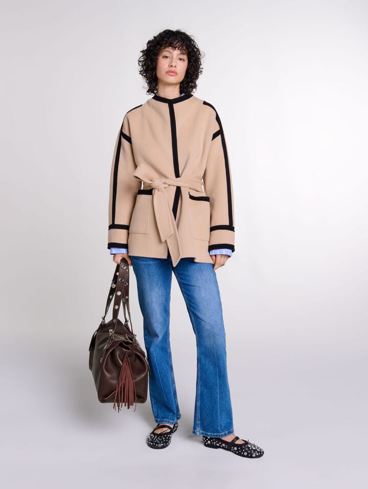Plain leather Miss M XL bag