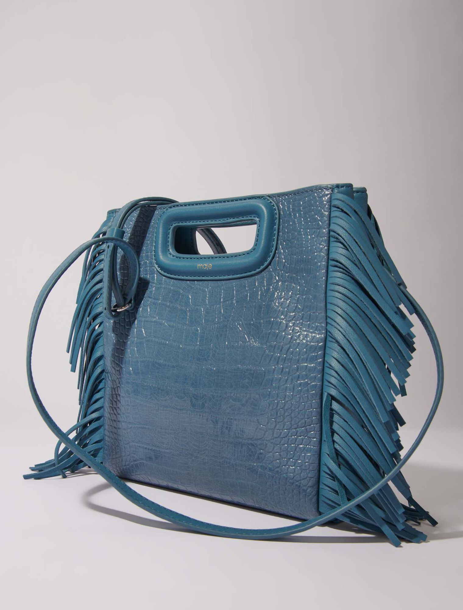 Mock croc M bag