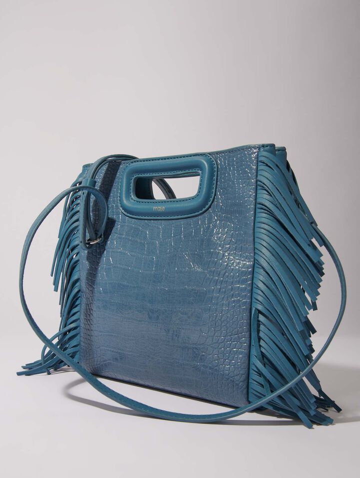 Mock croc M bag