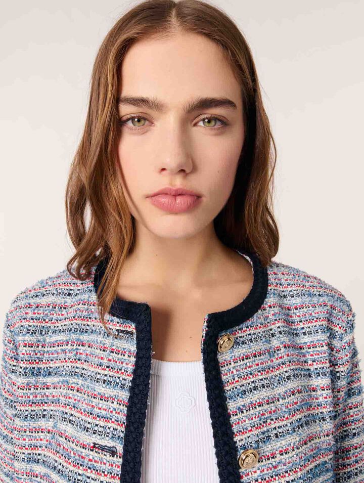 Short tweed jacket