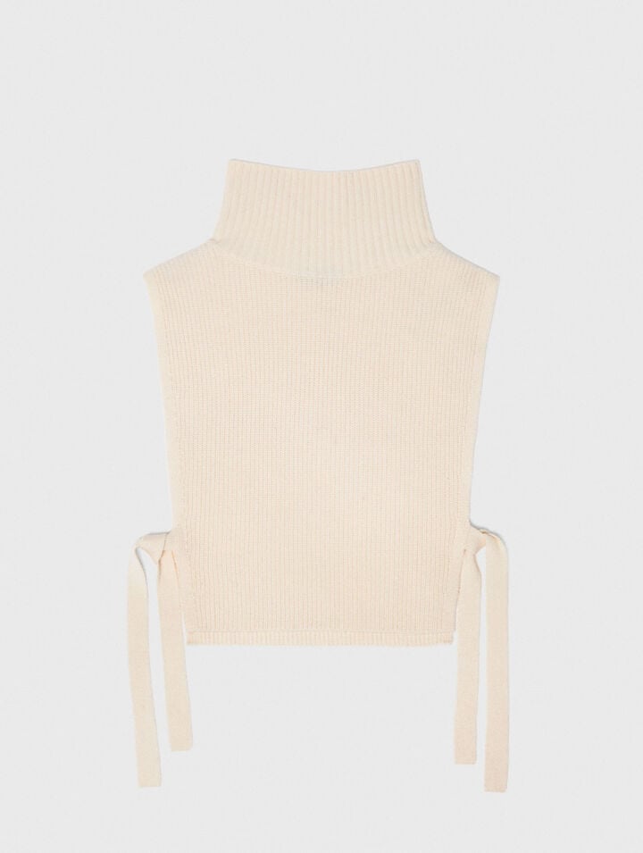 Long knit collar