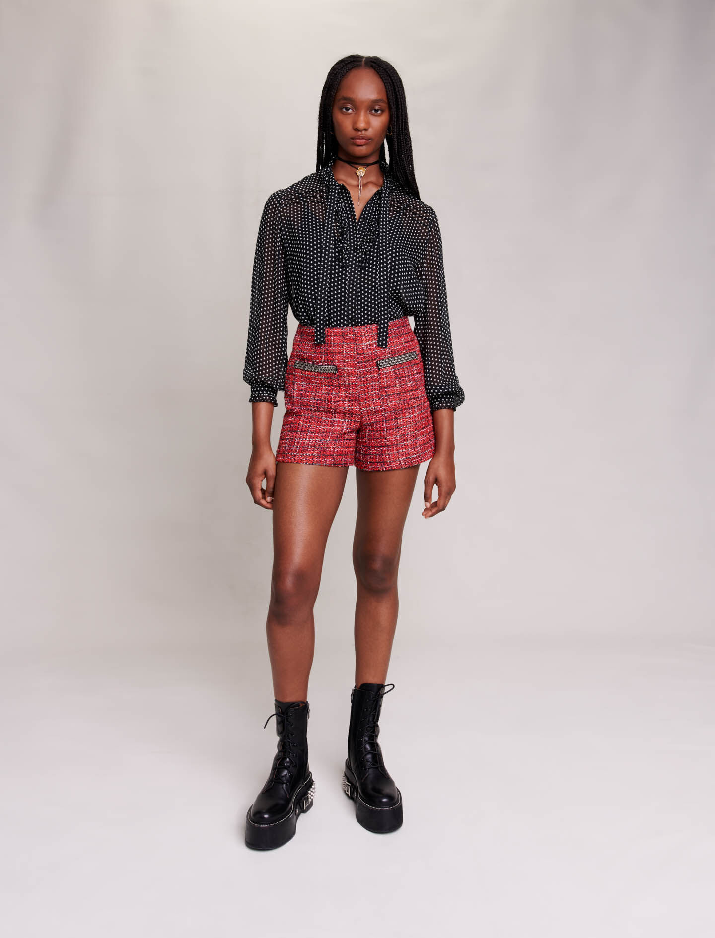 Polka dots blouses shirts tops store