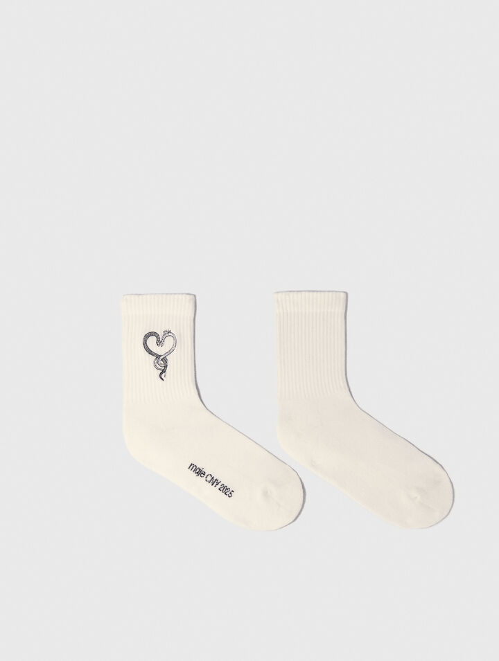 Rhinestone socks