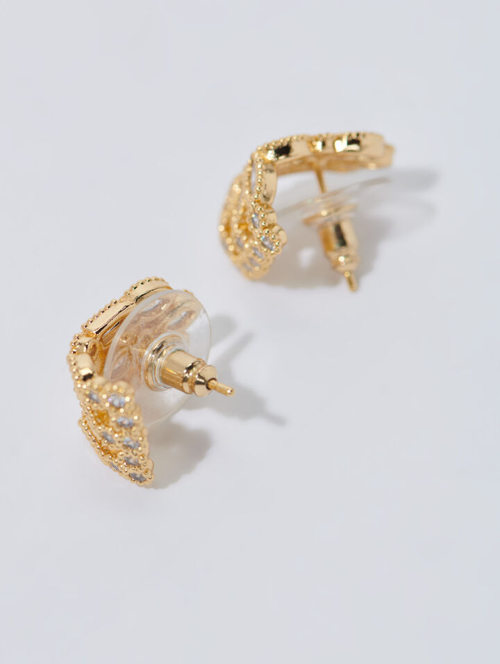 Rhinestone earrings