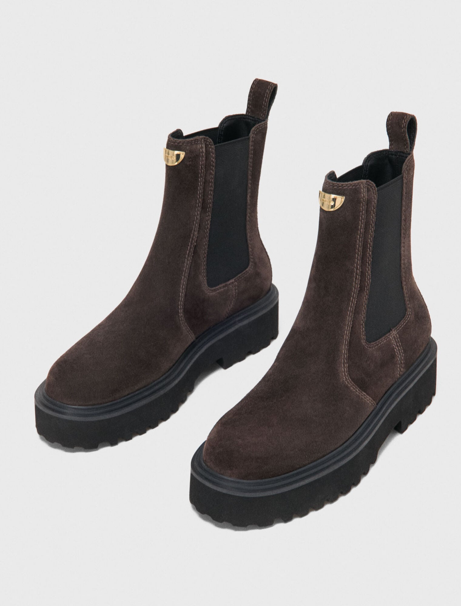 Suede Chelsea boots