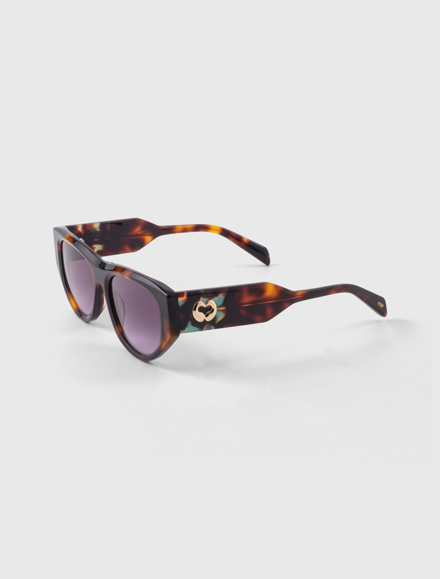 Retro acetate glasses