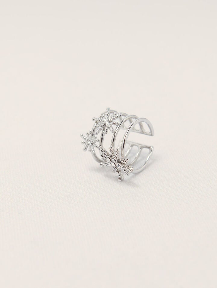 Rhinestone star ring