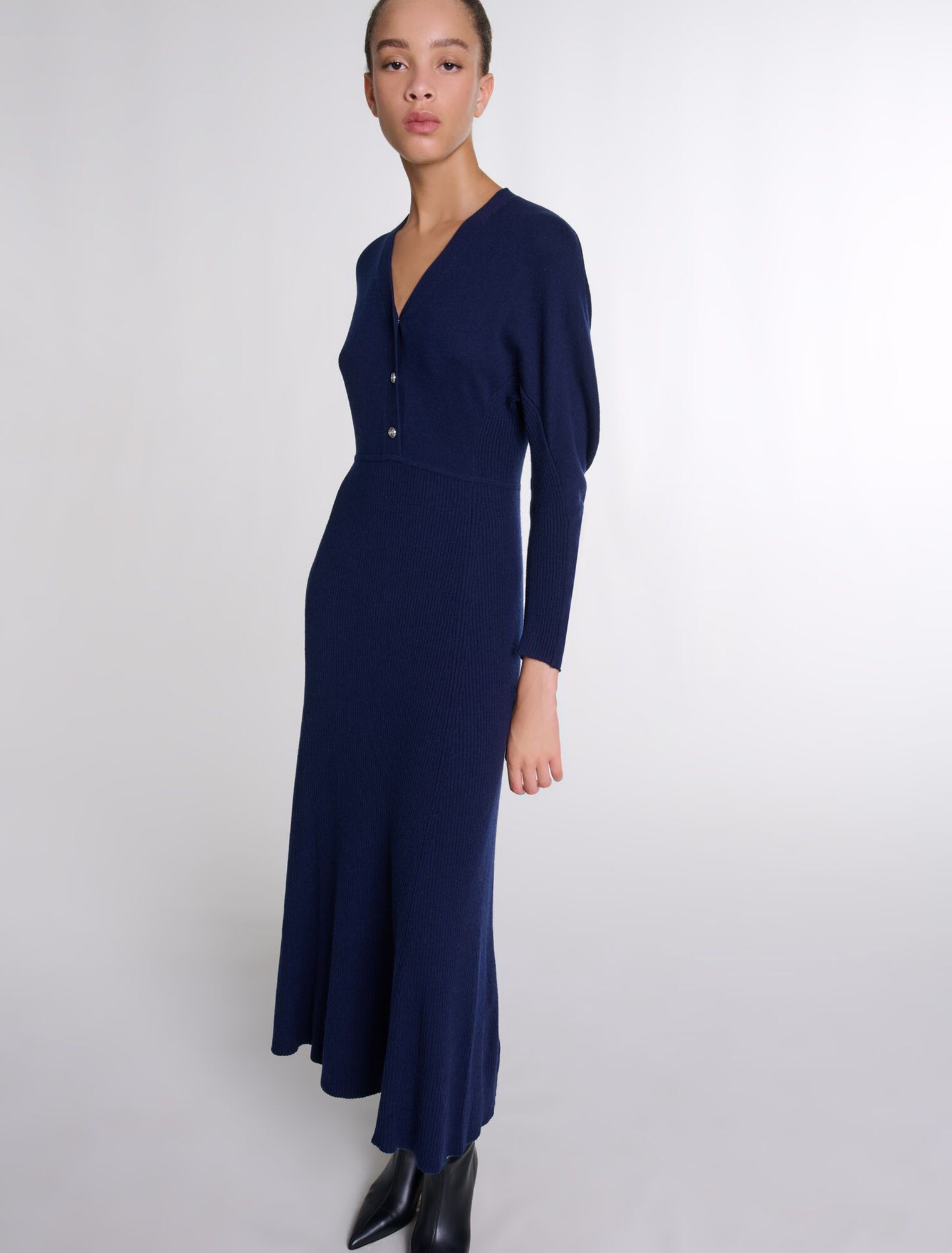 Knit maxi dress