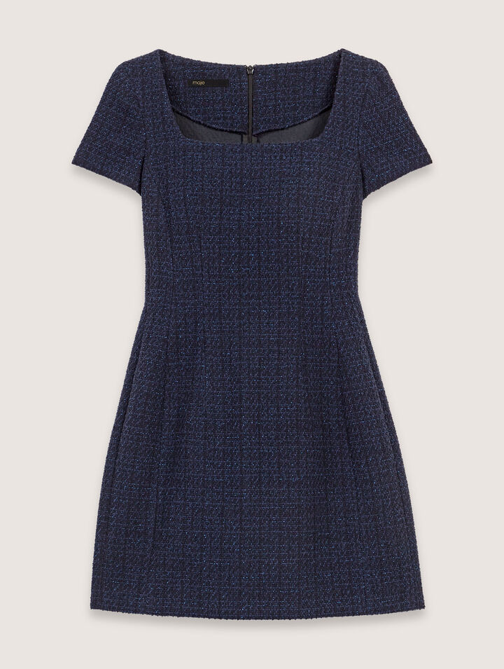 Short tweed dress