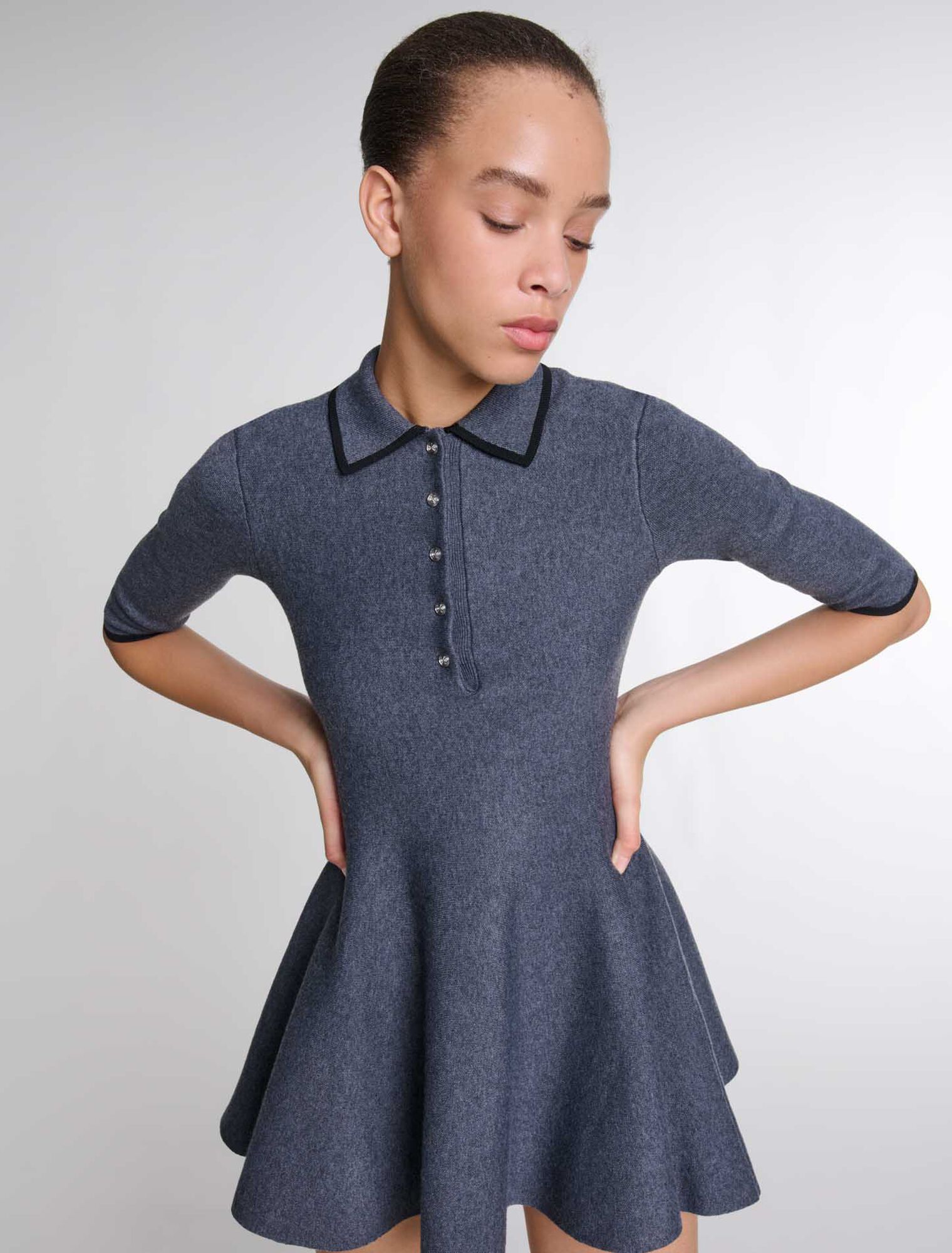 Short knit dress
