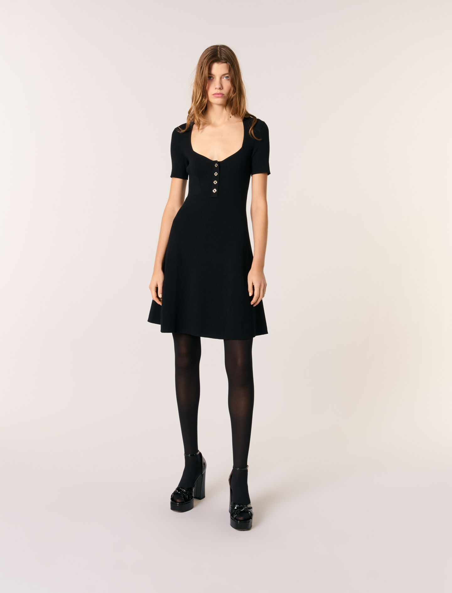 Robe noire maje online