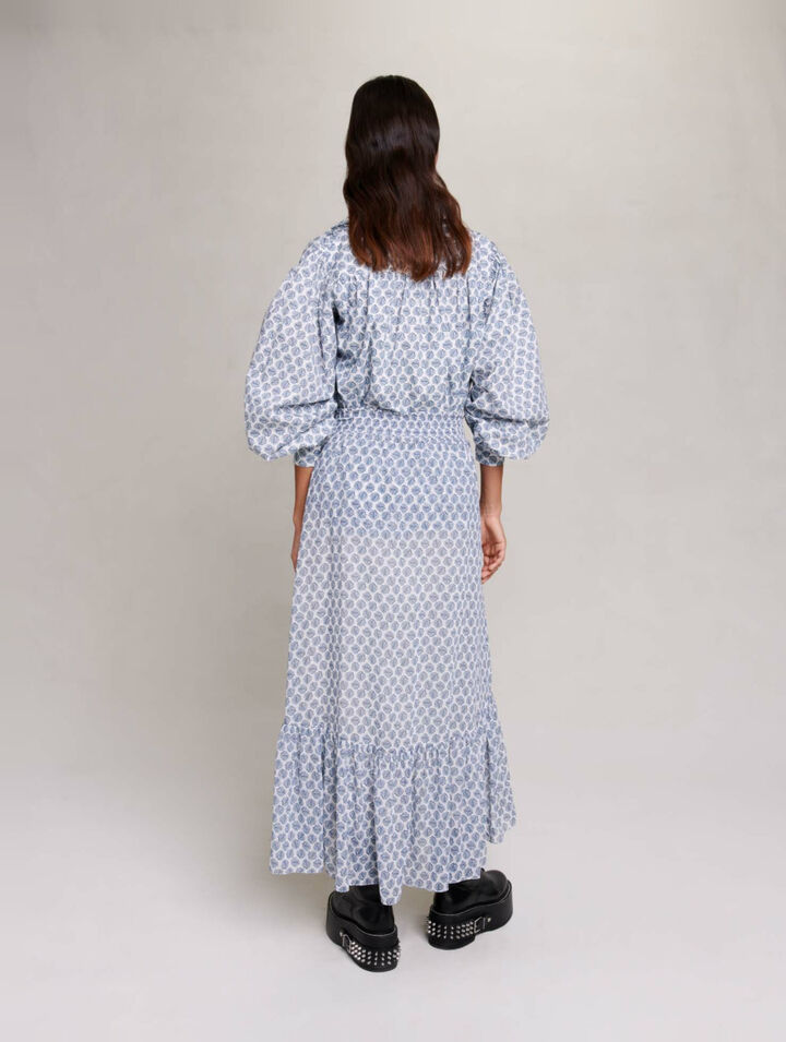Long asymmetric skirt