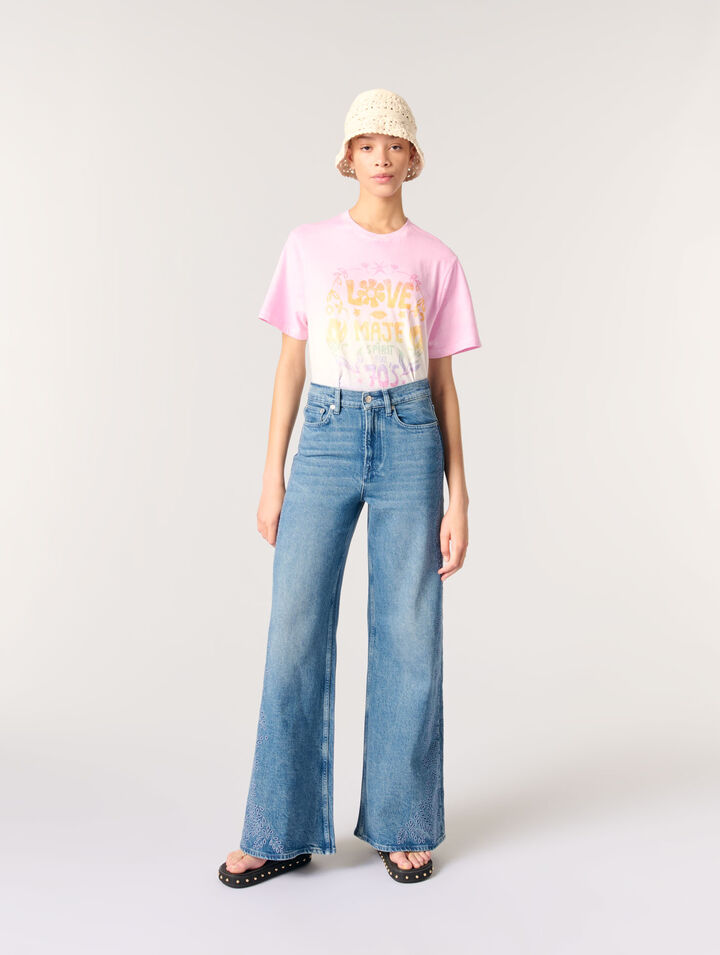 Embroidered jeans