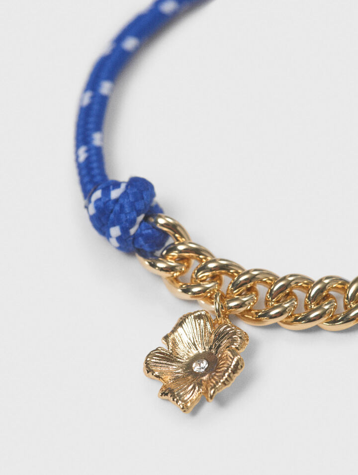 Marine cord chain bracelet
