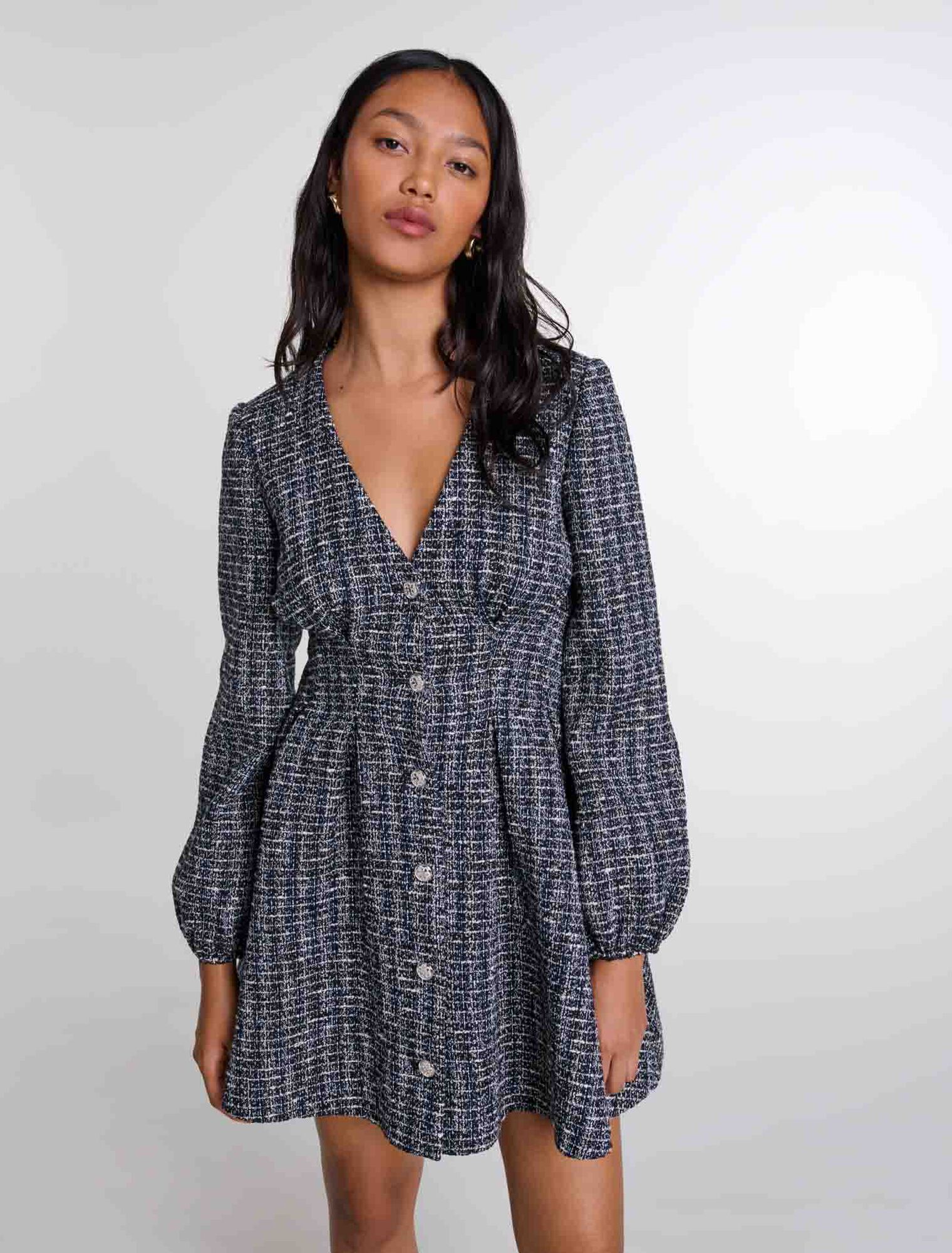 Short tweed dress