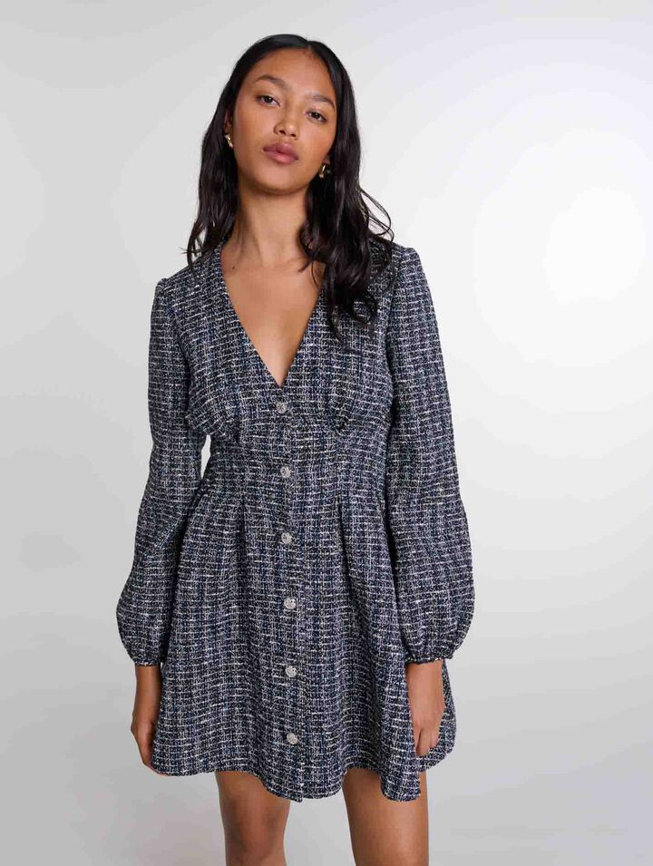 Short tweed dress