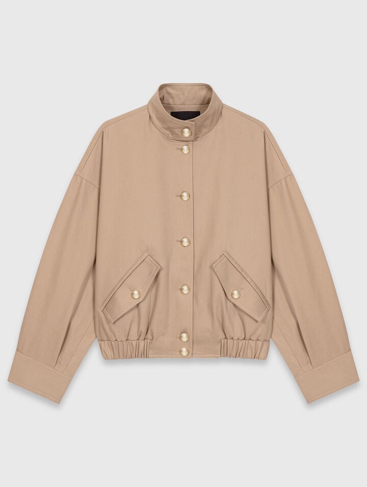 Cotton bomber jacket