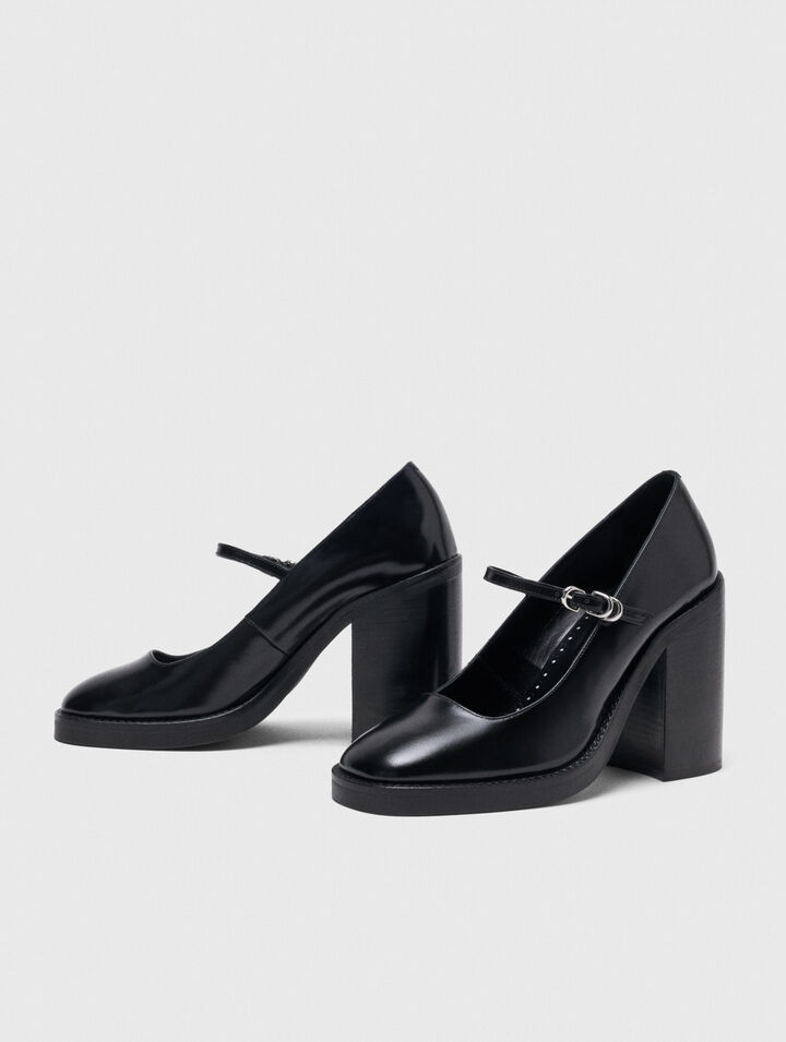 Leather Mary Janes
