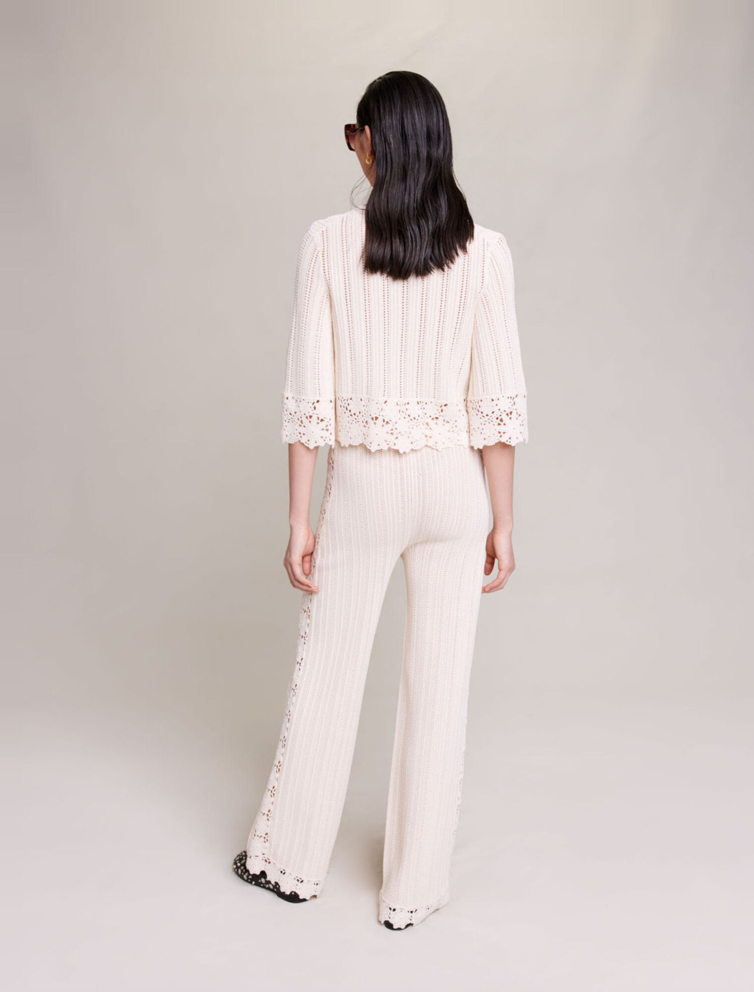 Knit trousers