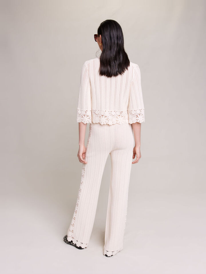 Knit trousers
