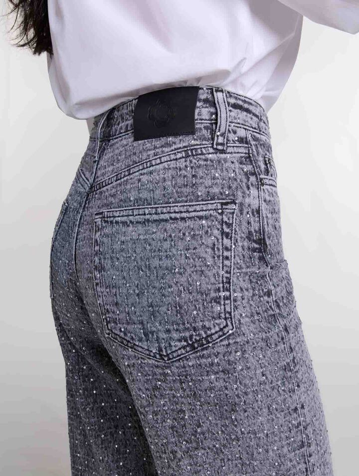 Rhinestone jeans