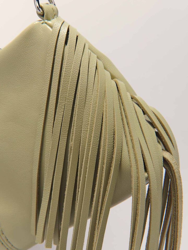 Miss M plain leather clutch bag