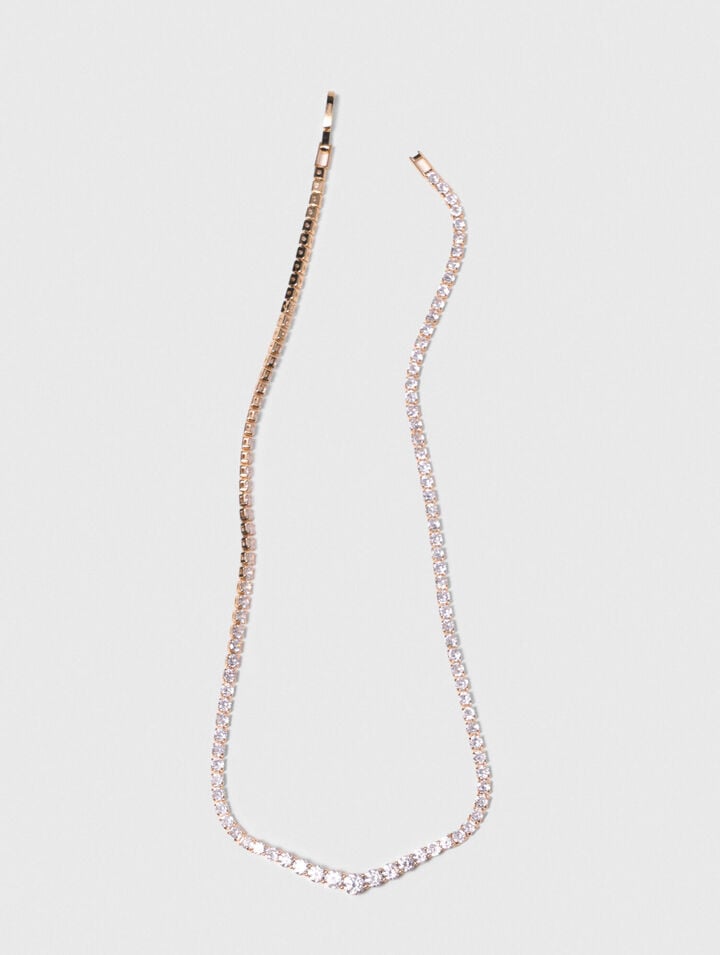 Cascade diamant&eacute; necklace