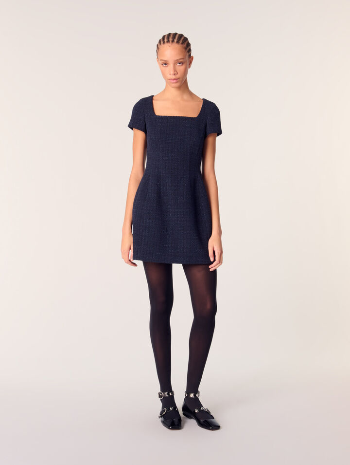 Short tweed dress