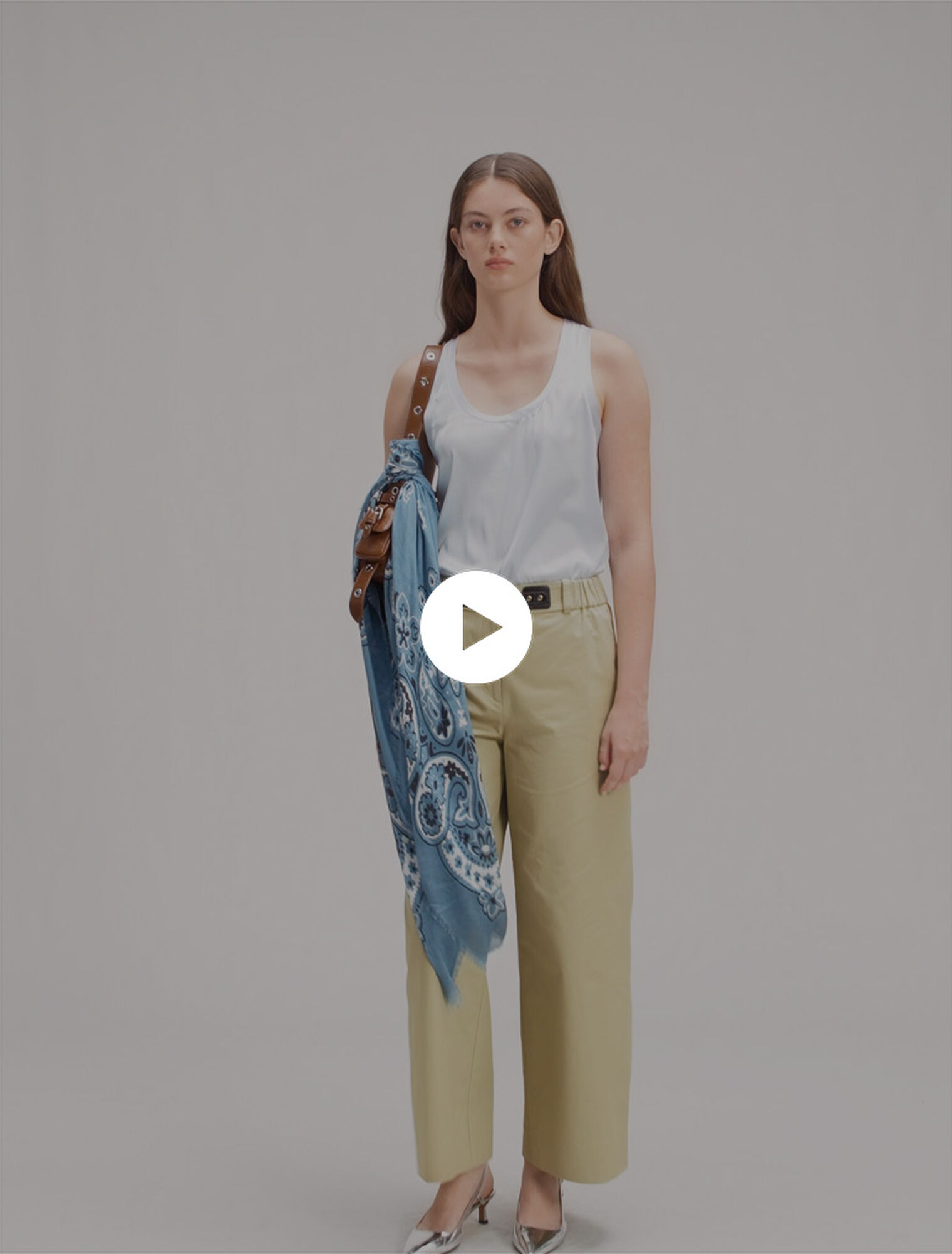 Silk vest top