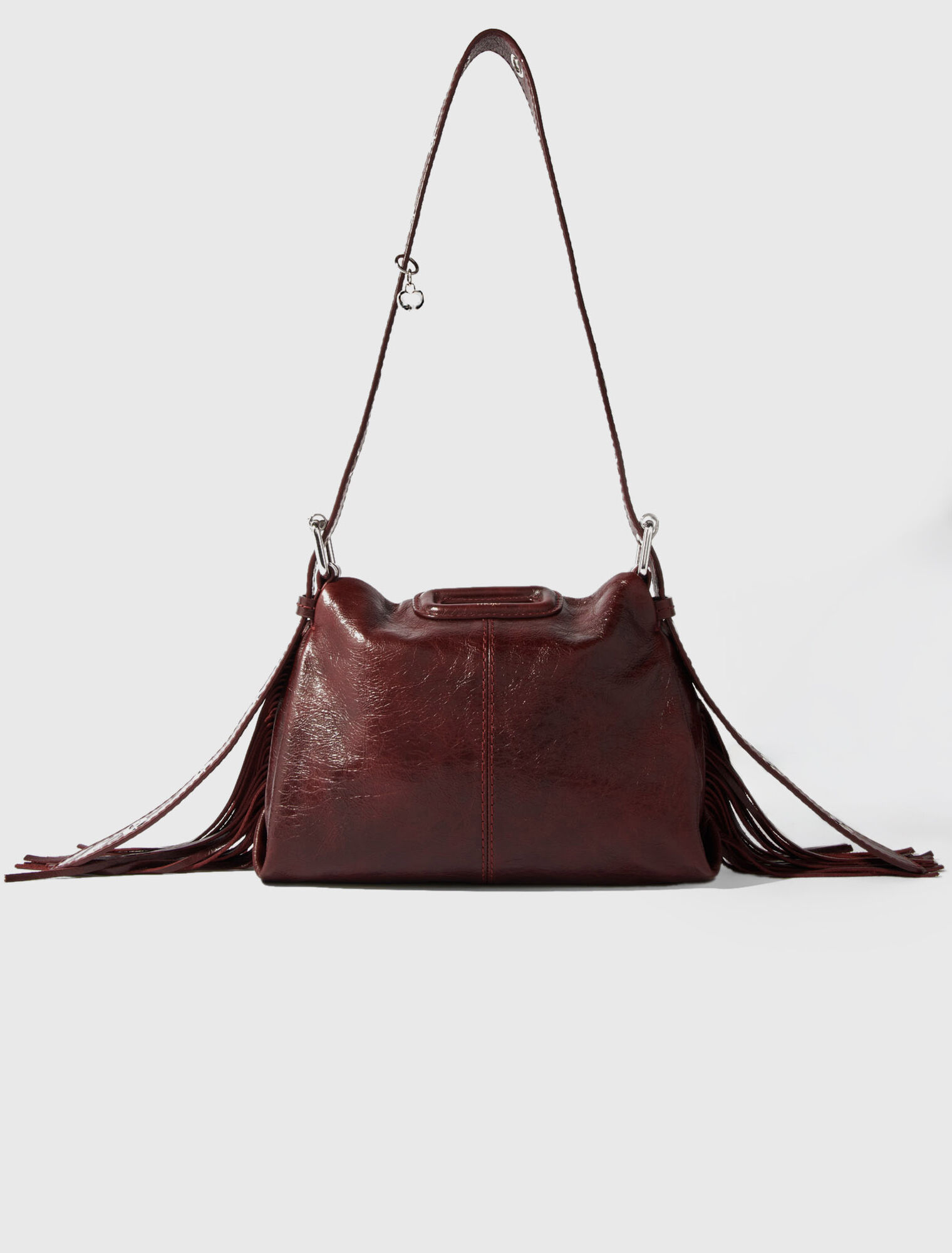 Miss M mini cracked leather bag