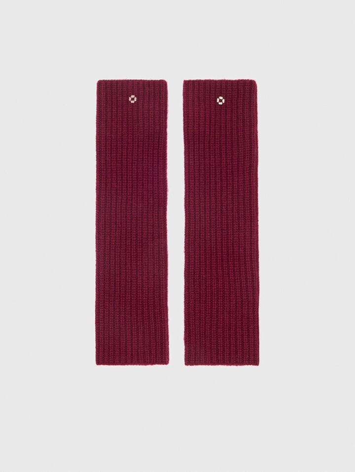 Wool and cashmere mittens