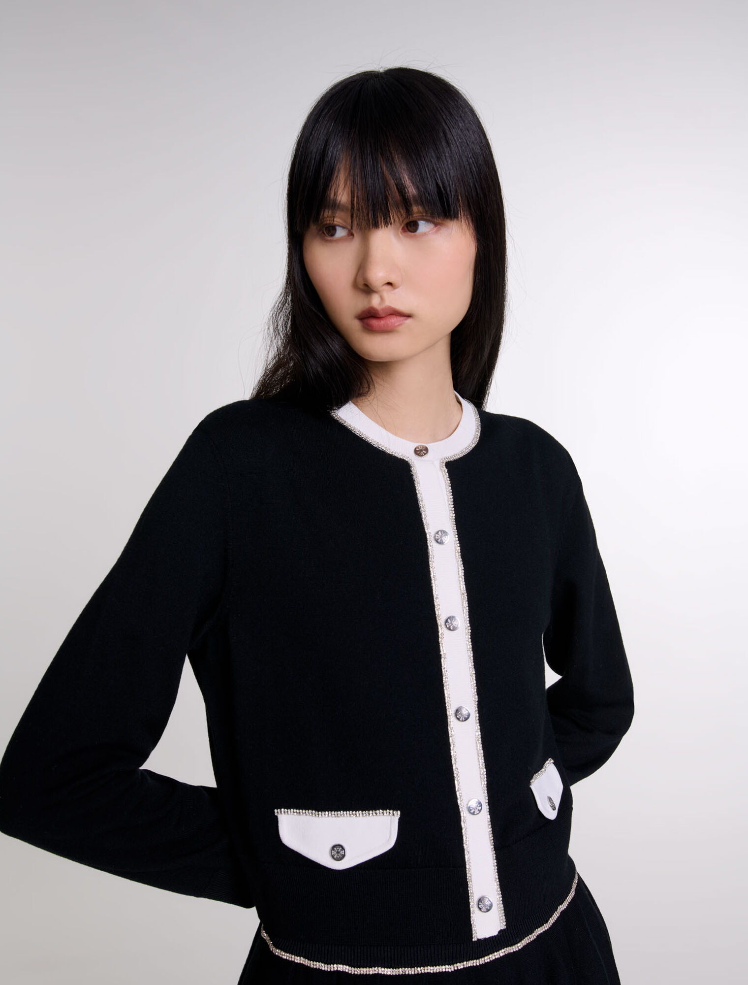 Rhinestone cardigan