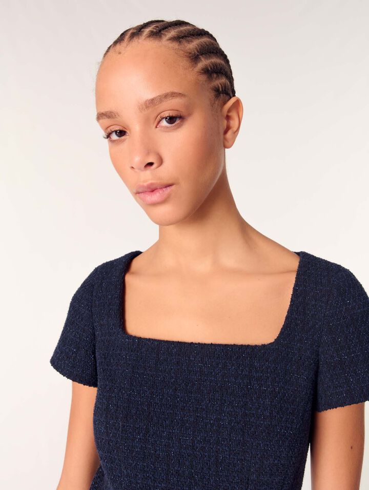 Short tweed dress