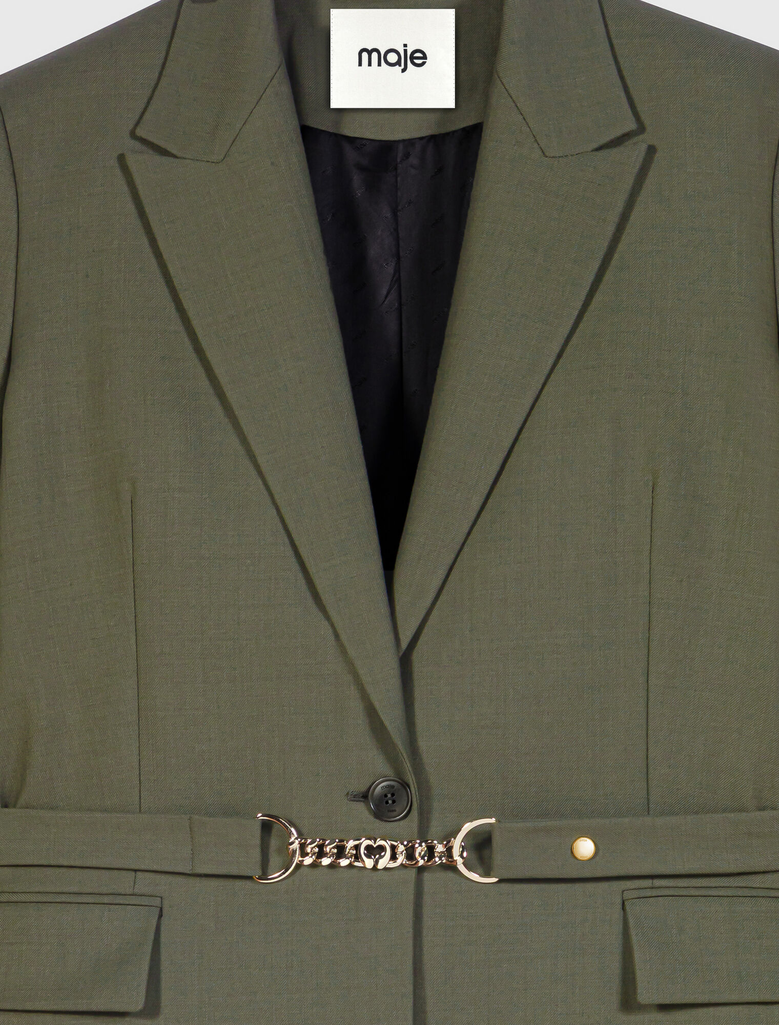 Single-breasted suit jacket